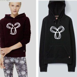 Aritzia TNA Baltic Cotton Hoodie Logo Pocket Sweatshirt Cozy Soft Top Sweater L